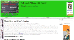 Desktop Screenshot of hikingwithchuck.com